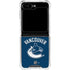 NHL Vancouver Canucks Solid Background Galaxy Z Flip6 Clear Case